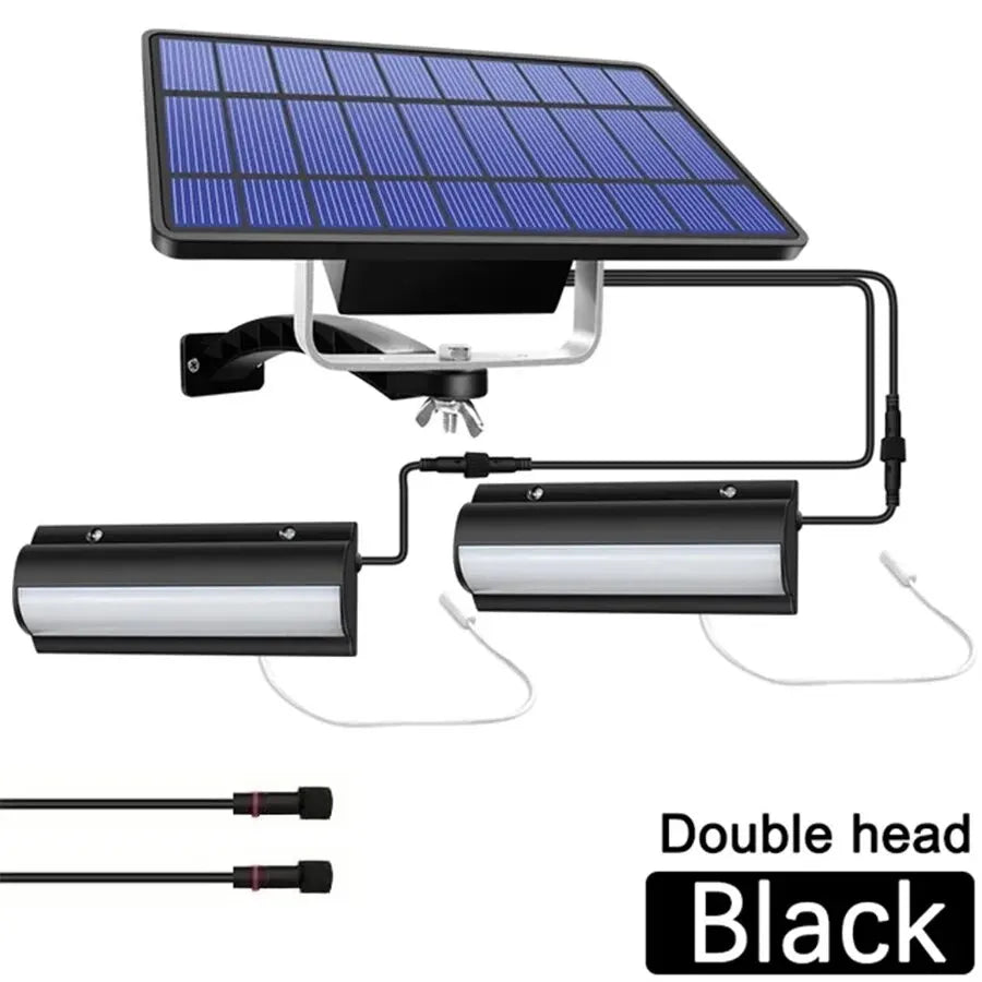 Lámpara Solar Interior y Exterior con Interruptor de Cuerda — Luz Colgante Solar para Patio, Porche, Granero o Casa de Campo con Cable.