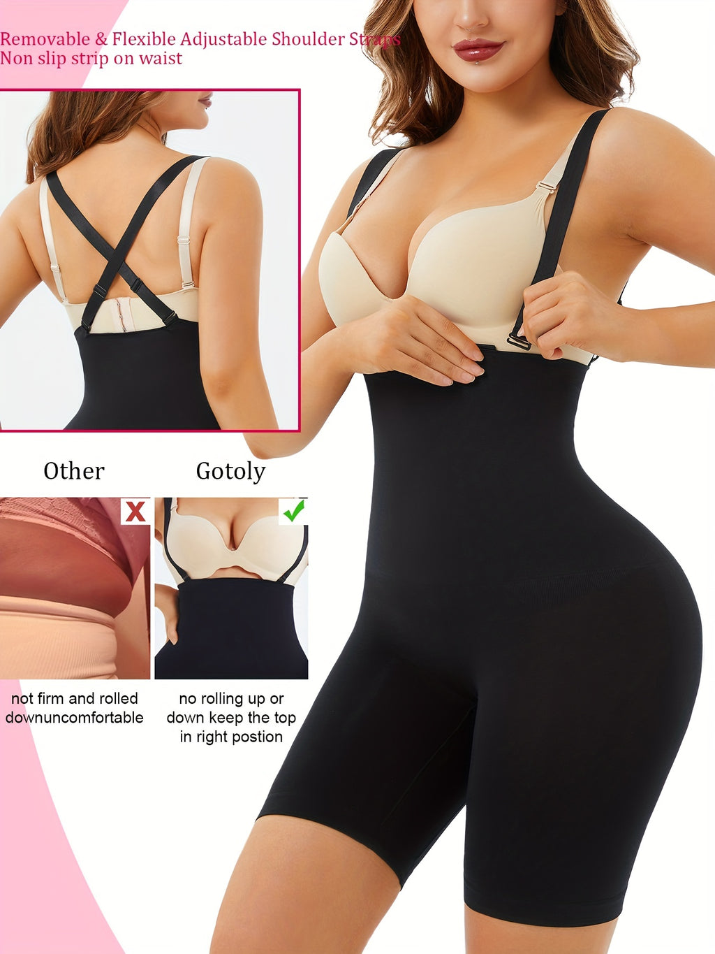 High Waist Shaping Shorts, Tummy Control Compression Shorts To Lift & Shape Buttocks, Women's Underwear & Shapewear
