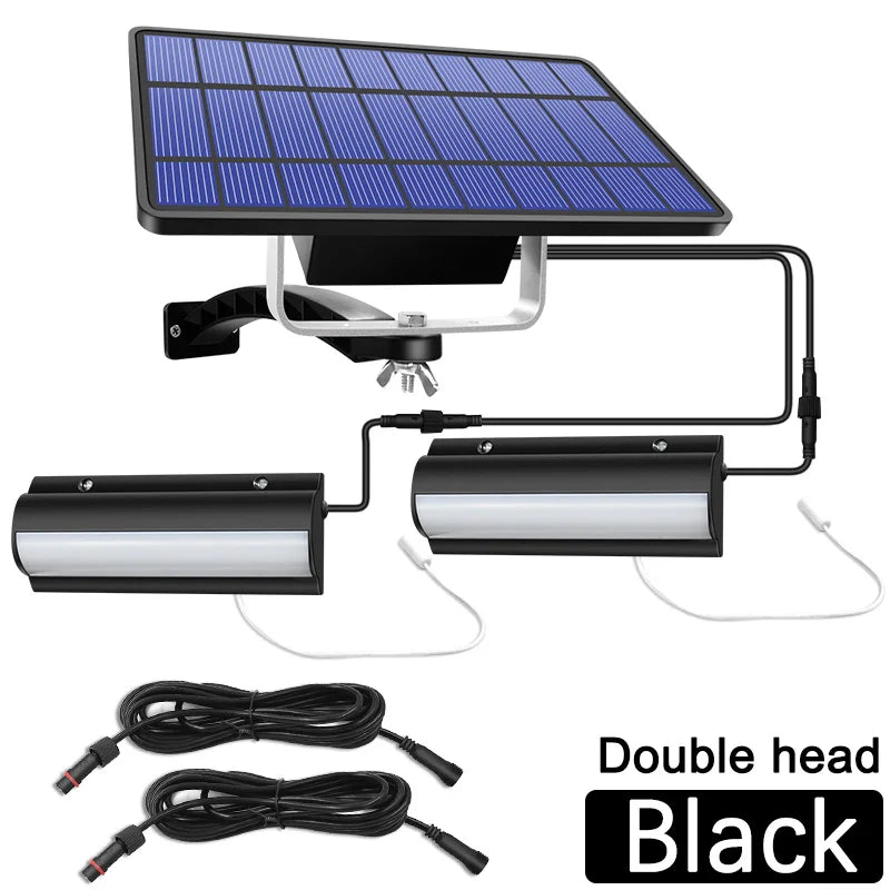Lámpara Solar Interior y Exterior con Interruptor de Cuerda — Luz Colgante Solar para Patio, Porche, Granero o Casa de Campo con Cable.