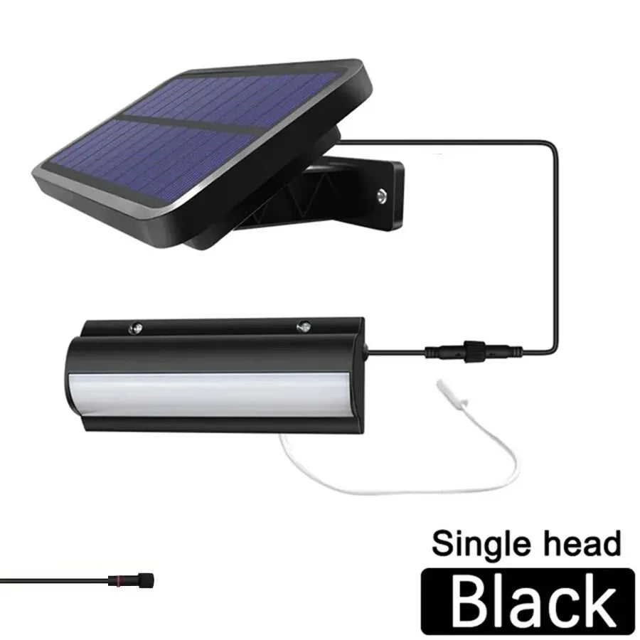 Lámpara Solar Interior y Exterior con Interruptor de Cuerda — Luz Colgante Solar para Patio, Porche, Granero o Casa de Campo con Cable.