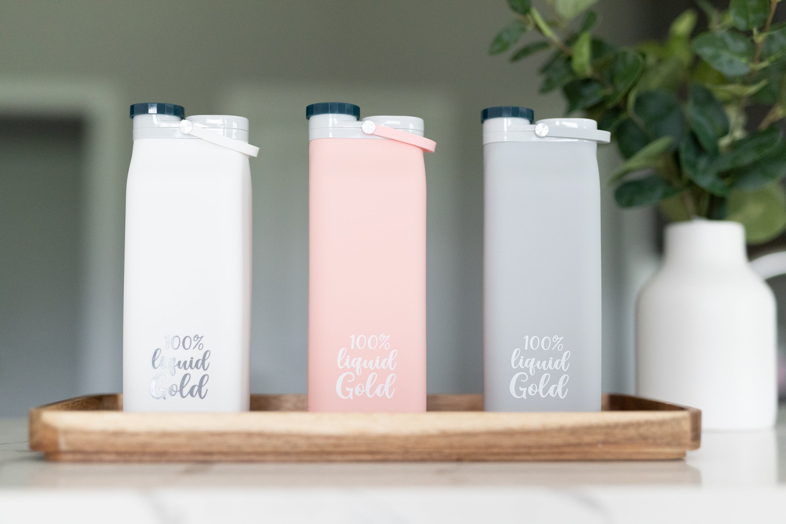Junobie Liquid Gold – Caja de silicón para leche materna y fórmula