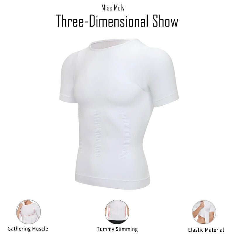 💪 Camiseta Reductora de Compresión 3D – Transforma tu figura al instante