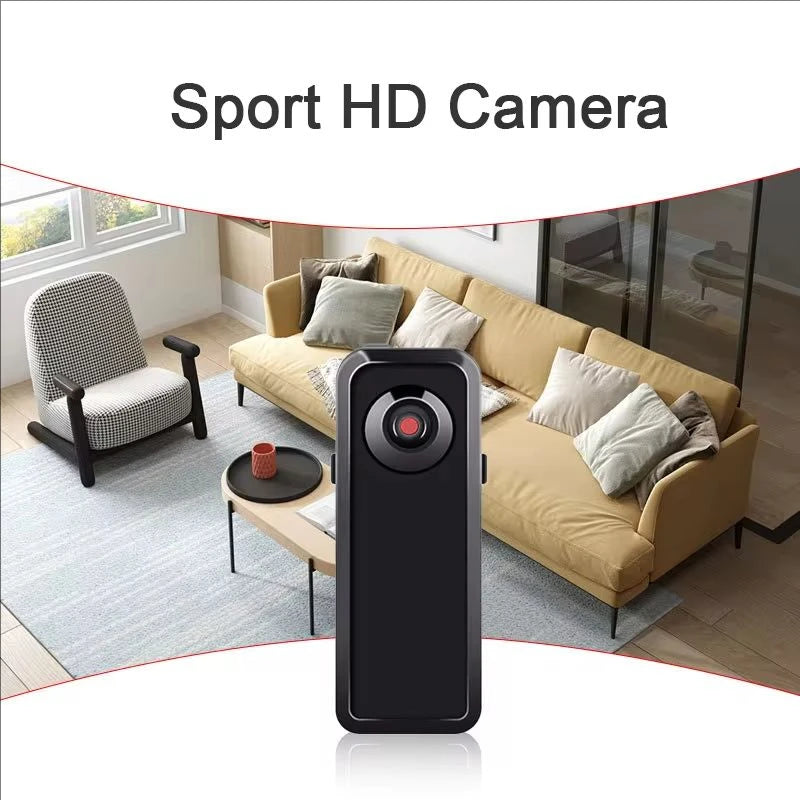 Mini cámara portátil HD DV, videocámara corporal, grabadora de vídeo, cámara de seguridad para niñera, cámara web DVR deportiva para seguridad en el hogar y la Oficina