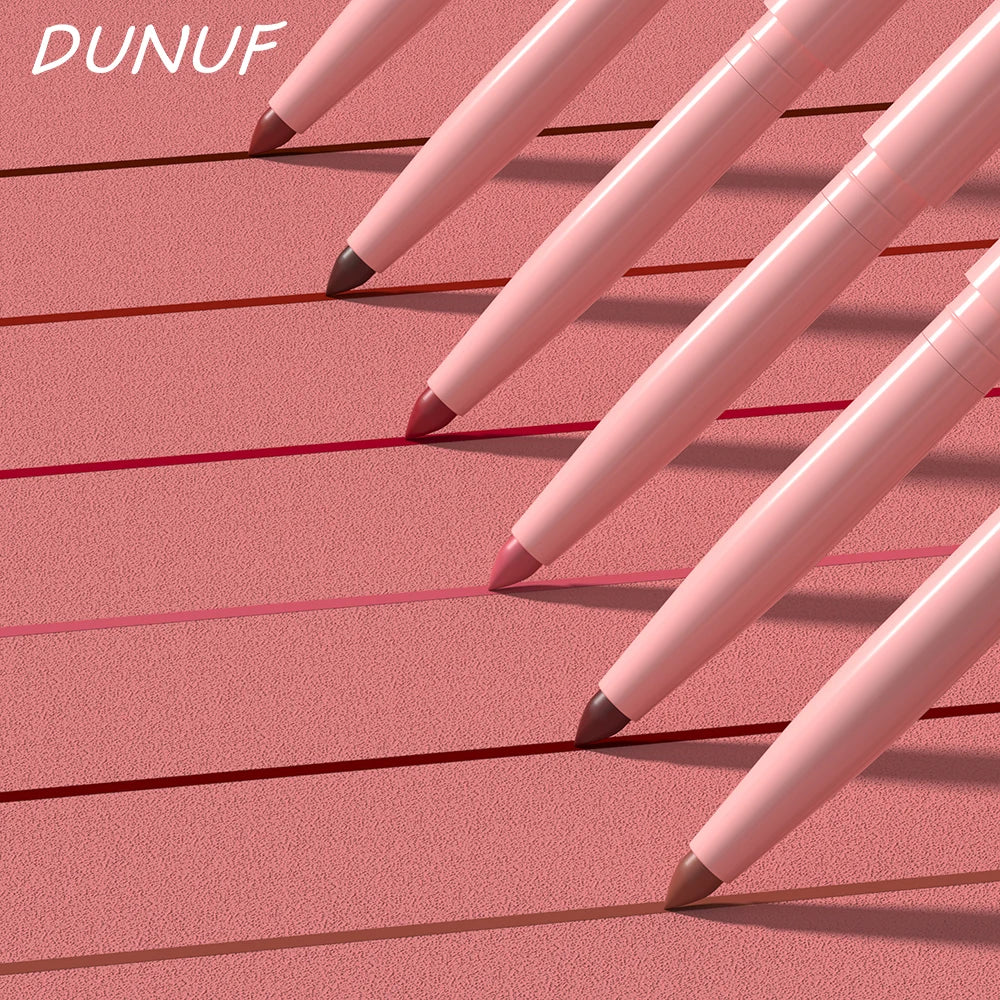Juego de 6 uds de lápiz labial de larga duración, resistente al agua, a prueba de sudor, fácil colorear, no se decolora, juego de brillo de labios, maquillaje de belleza