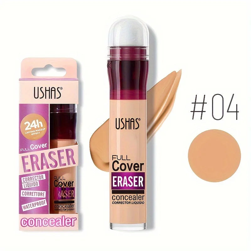 Nuevo Corrector de cabeza de esponja para ojeras, pecas, acné, pigmentación y imperfecciones, base líquida hidratante de larga duración