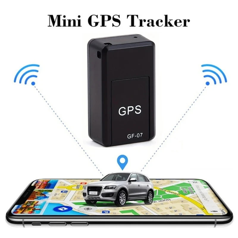 Rastreador Mini GPS magnético GF07, localizador de vehículos en tiempo Real, dispositivo de seguimiento de mascotas para coche, localizador GPS portátil compacto, aplicación de posición