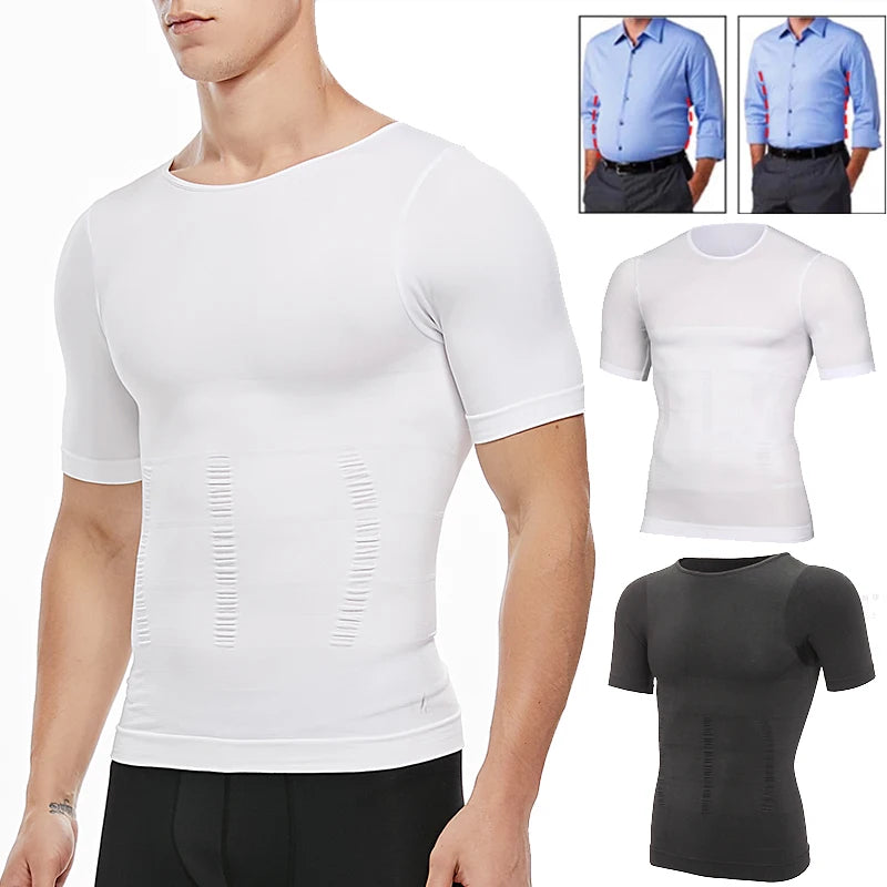 💪 Camiseta Reductora de Compresión 3D – Transforma tu figura al instante