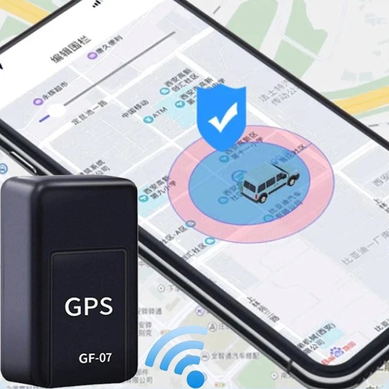 Rastreador Mini GPS magnético GF07, localizador de vehículos en tiempo Real, dispositivo de seguimiento de mascotas para coche, localizador GPS portátil compacto, aplicación de posición