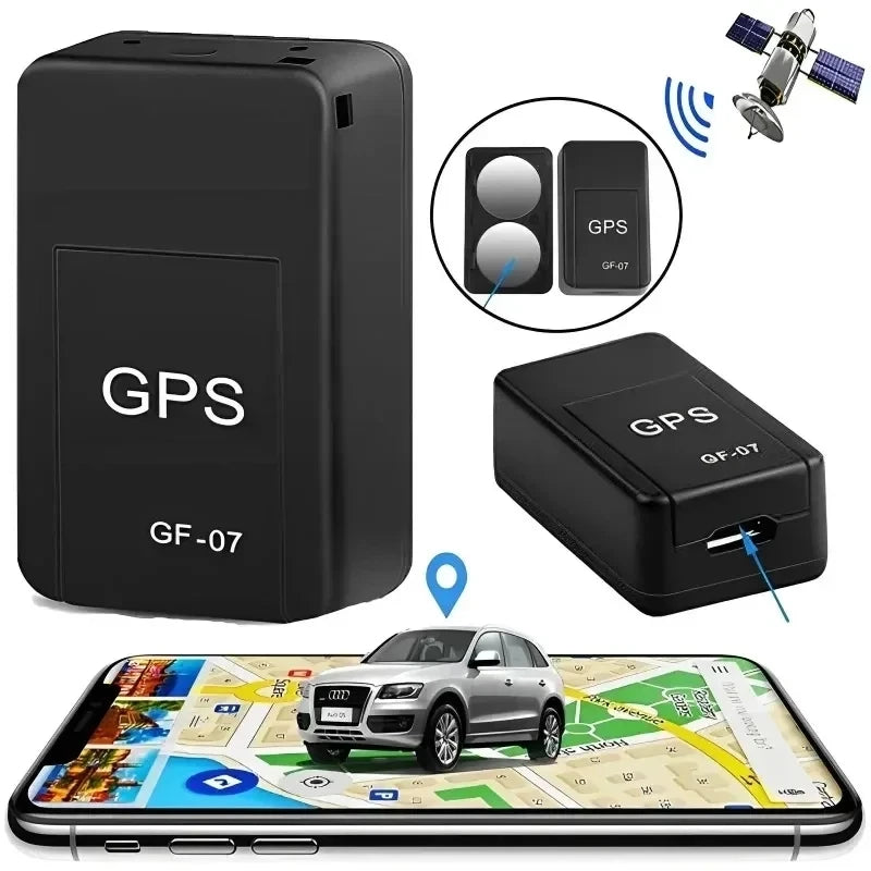 Rastreador Mini GPS magnético GF07, localizador de vehículos en tiempo Real, dispositivo de seguimiento de mascotas para coche, localizador GPS portátil compacto, aplicación de posición