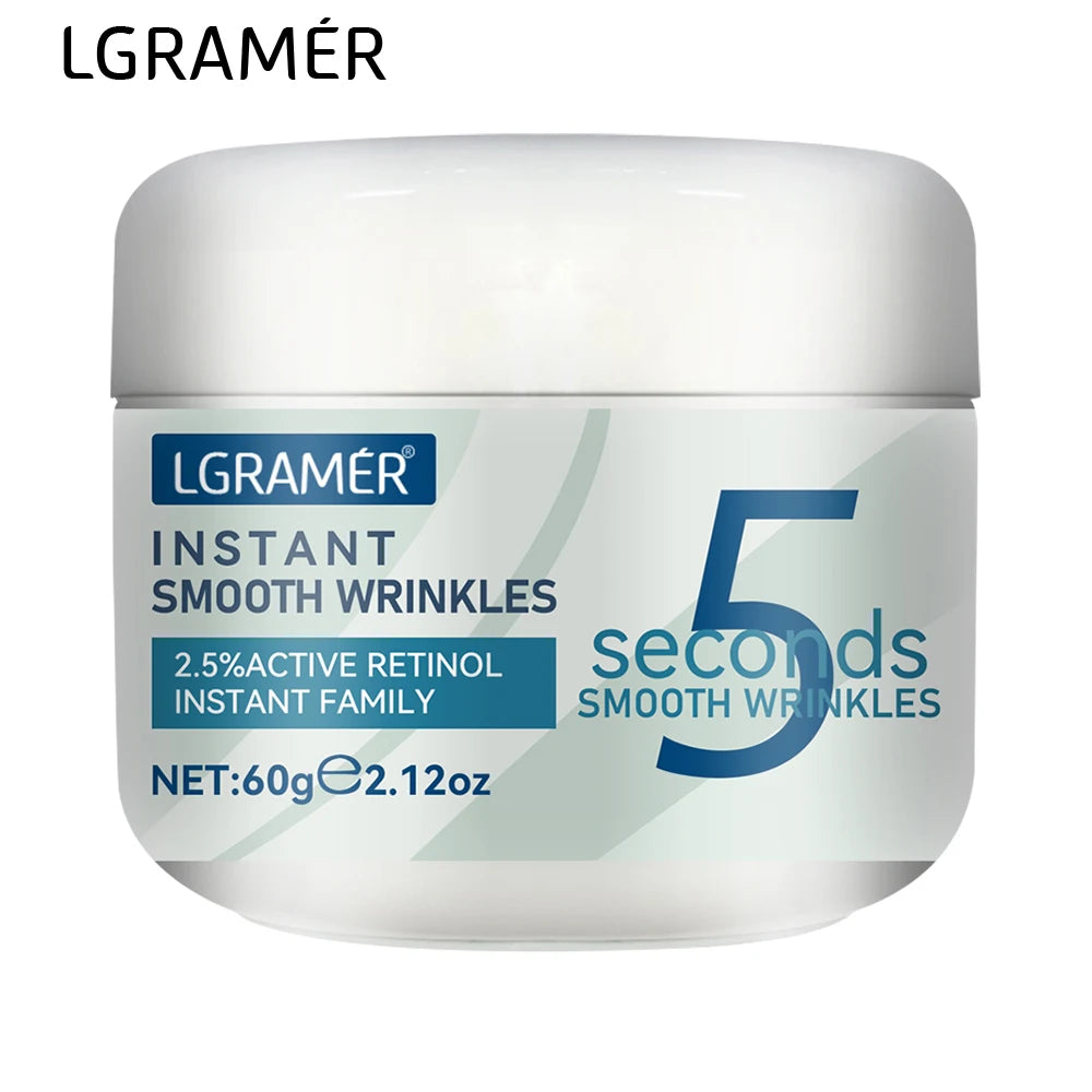 Crema antiarrugas de Retinol de 5 segundos, línea instantánea antienvejecimiento, crema que se desvanece, crema reafirmante para el cuidado hidratante de la piel fina, crema lifting