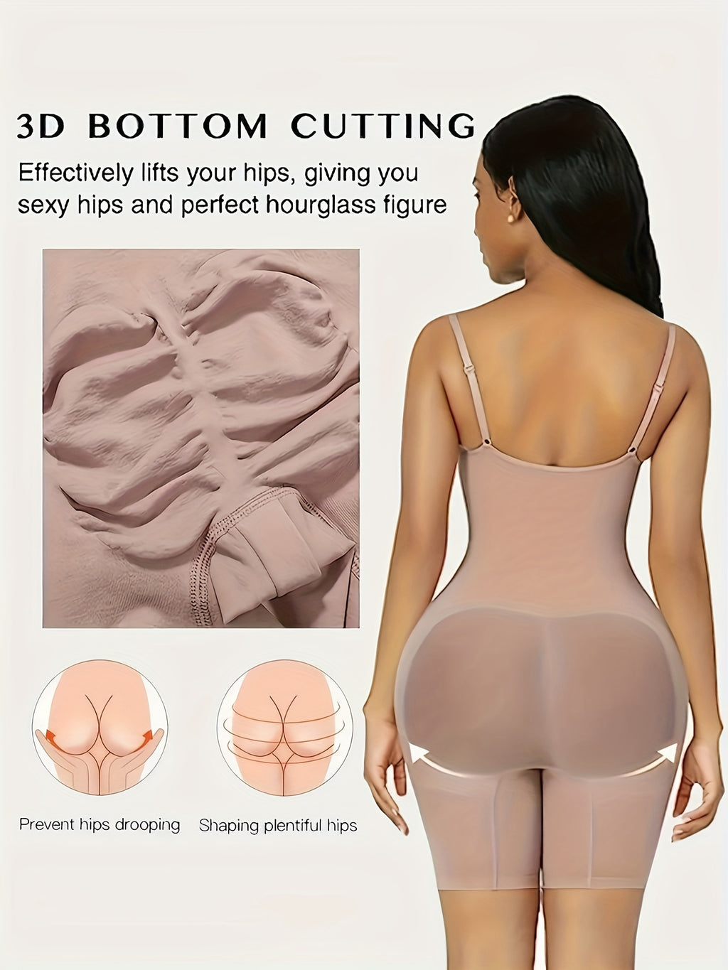 Seamless Shaping Romper - Firm Tummy Control & Butt Lifting - Womens Solid Slip Body Shaper - Comfortable Underwear & Smooth Shapewear