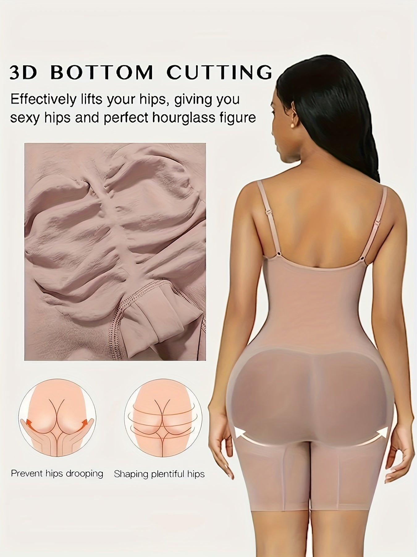 Seamless Shaping Romper - Firm Tummy Control & Butt Lifting - Womens Solid Slip Body Shaper - Comfortable Underwear & Smooth Shapewear